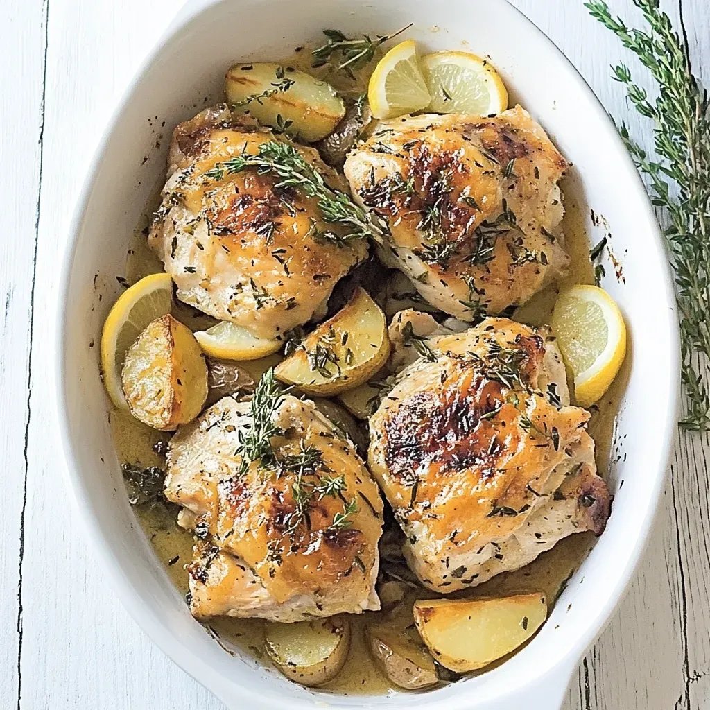 Greek Lemon Chicken and Potatoes