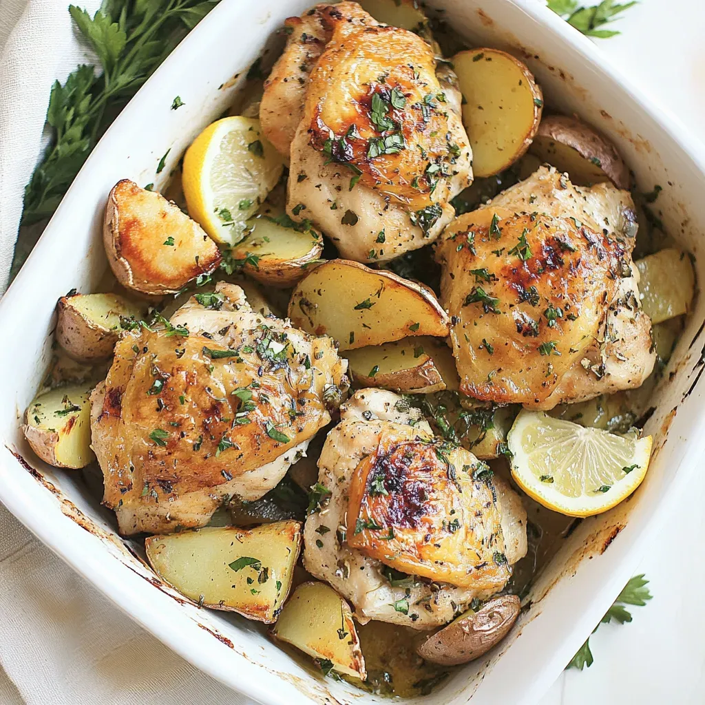 Greek Lemon Chicken and Potatoes