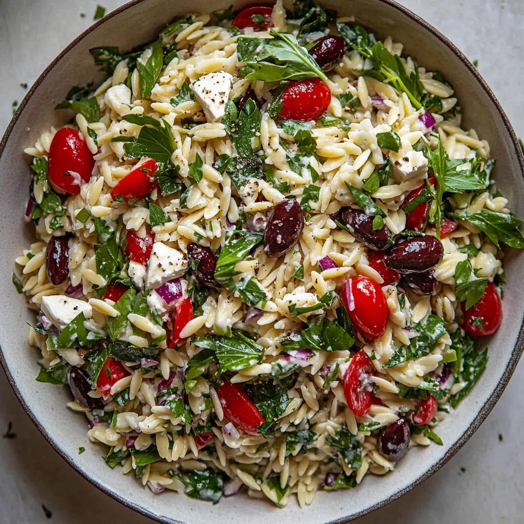 Greek Orzo Salad