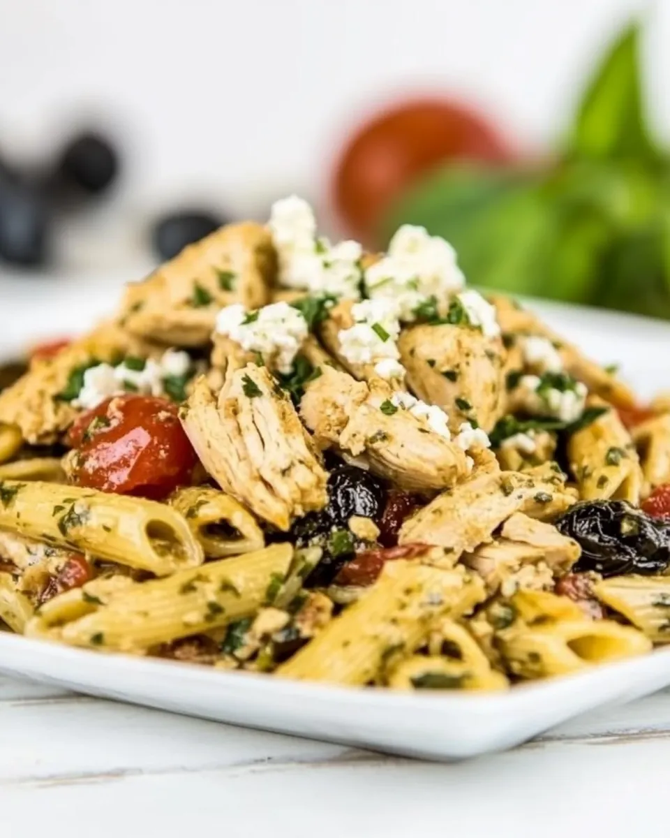 Greek Pasta with Chicken
