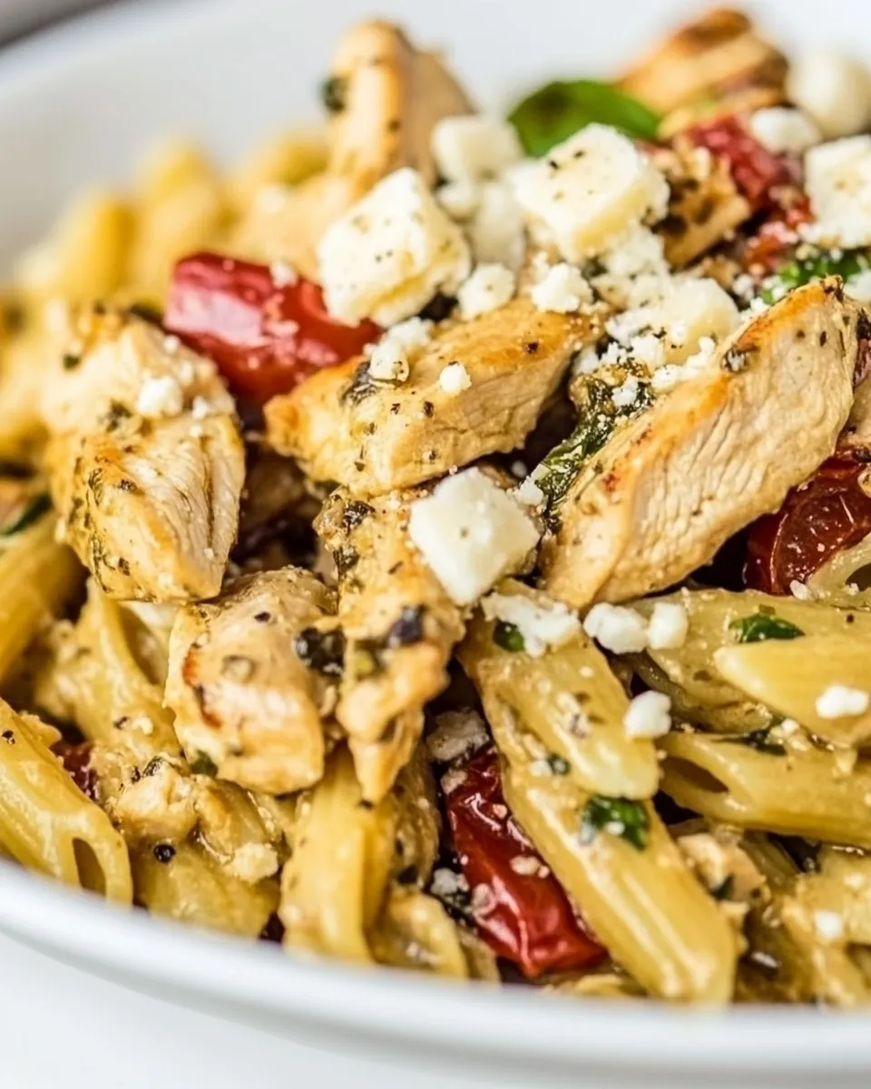 Greek Pasta with Chicken