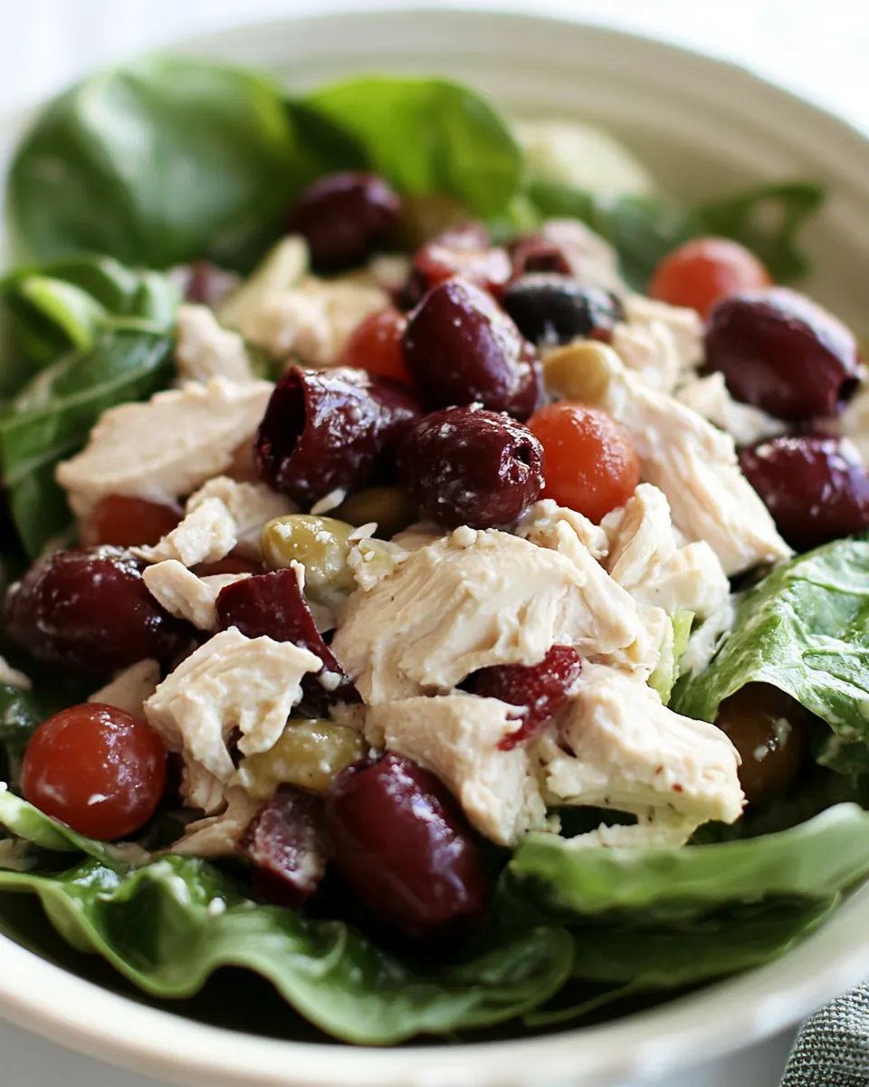 Greek Yogurt Chicken Salad