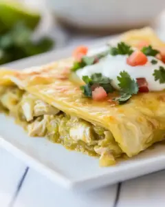Green Chicken Enchiladas