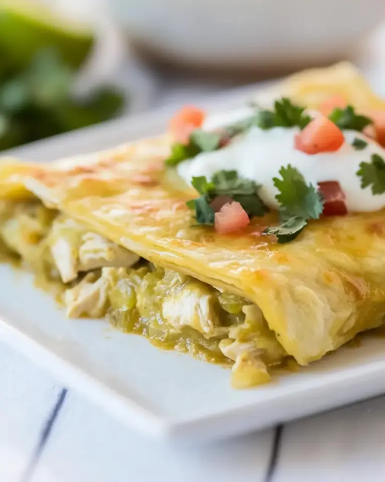 Green Chicken Enchiladas