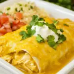 Green Chile Chicken Enchiladas