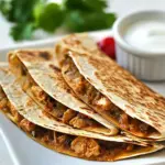 Green Chile Chicken Quesadillas