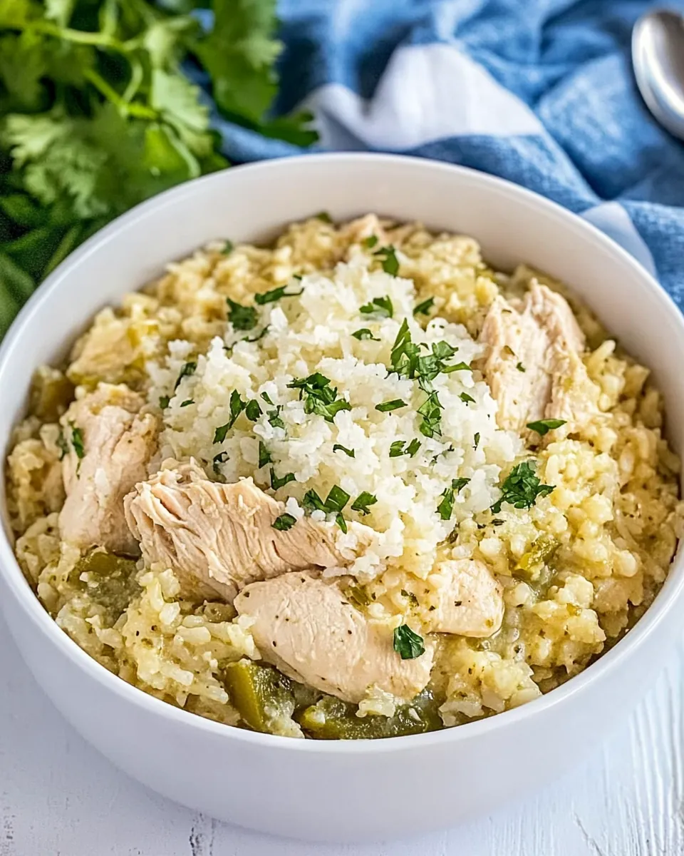 Green Chile Chicken and Rice