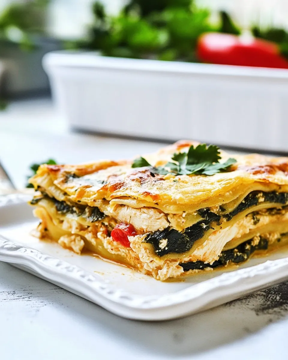 Green Enchilada Casserole