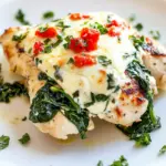 Grilled Chicken with Spinach and Mozzarella