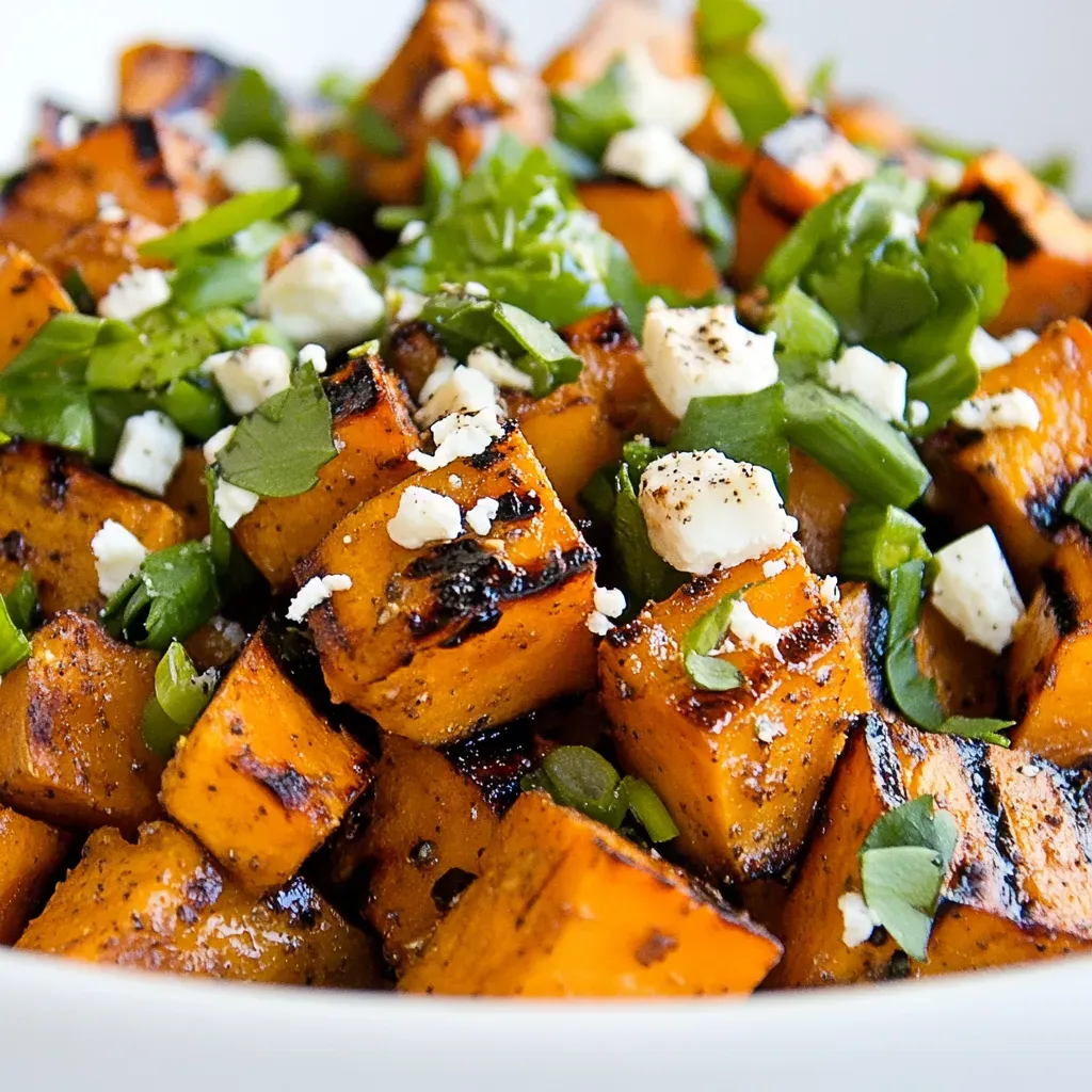 Grilled Sweet Potato Salad
