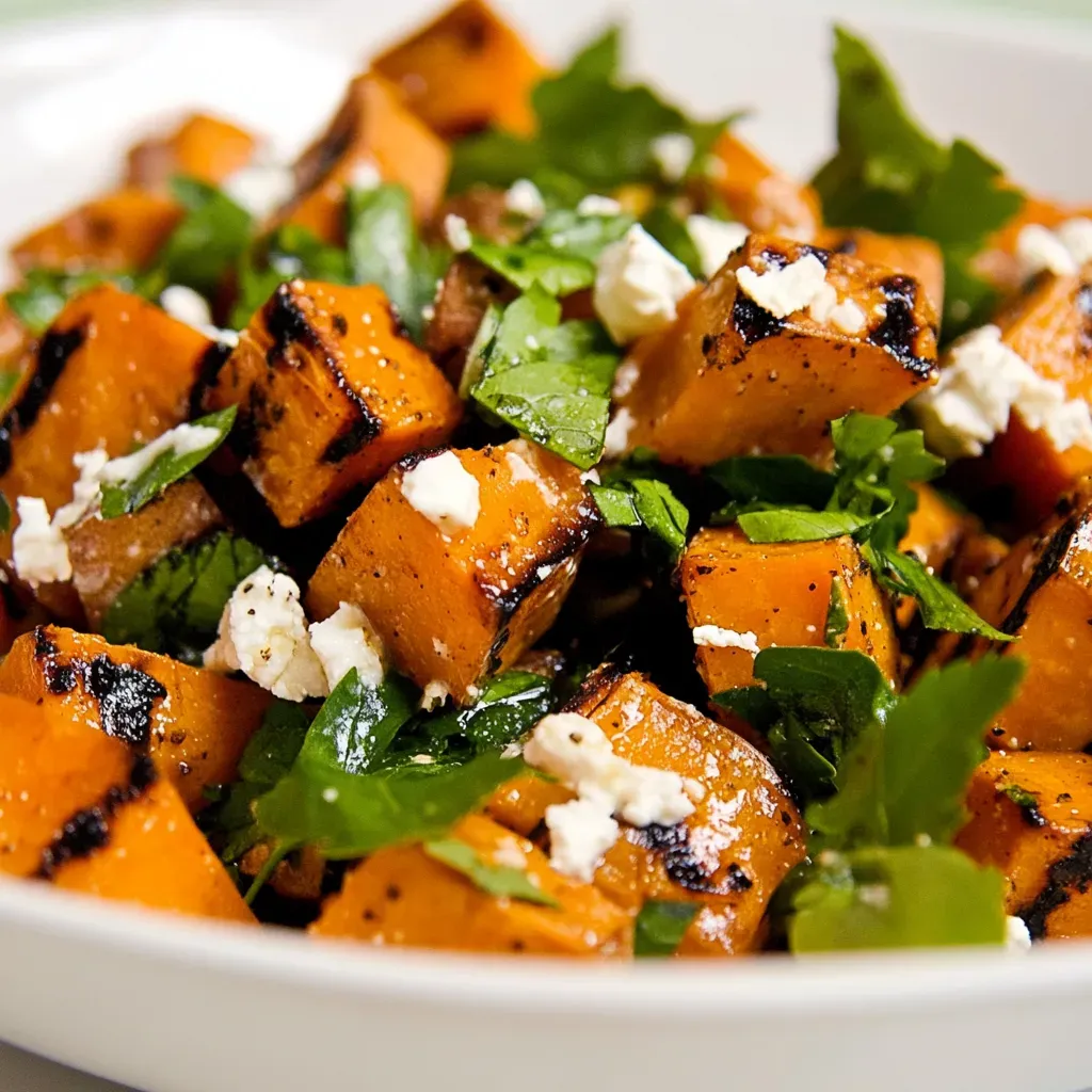 Grilled Sweet Potato Salad