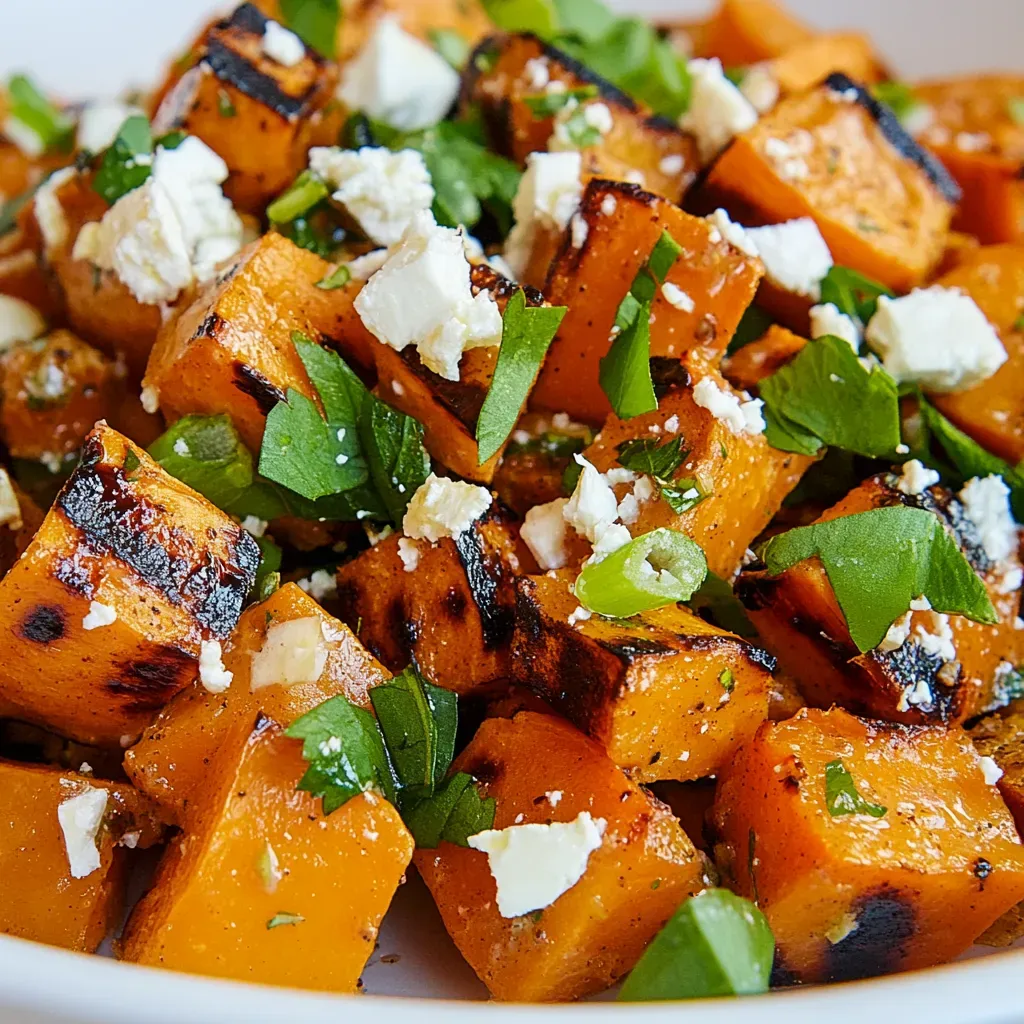 Grilled Sweet Potato Salad