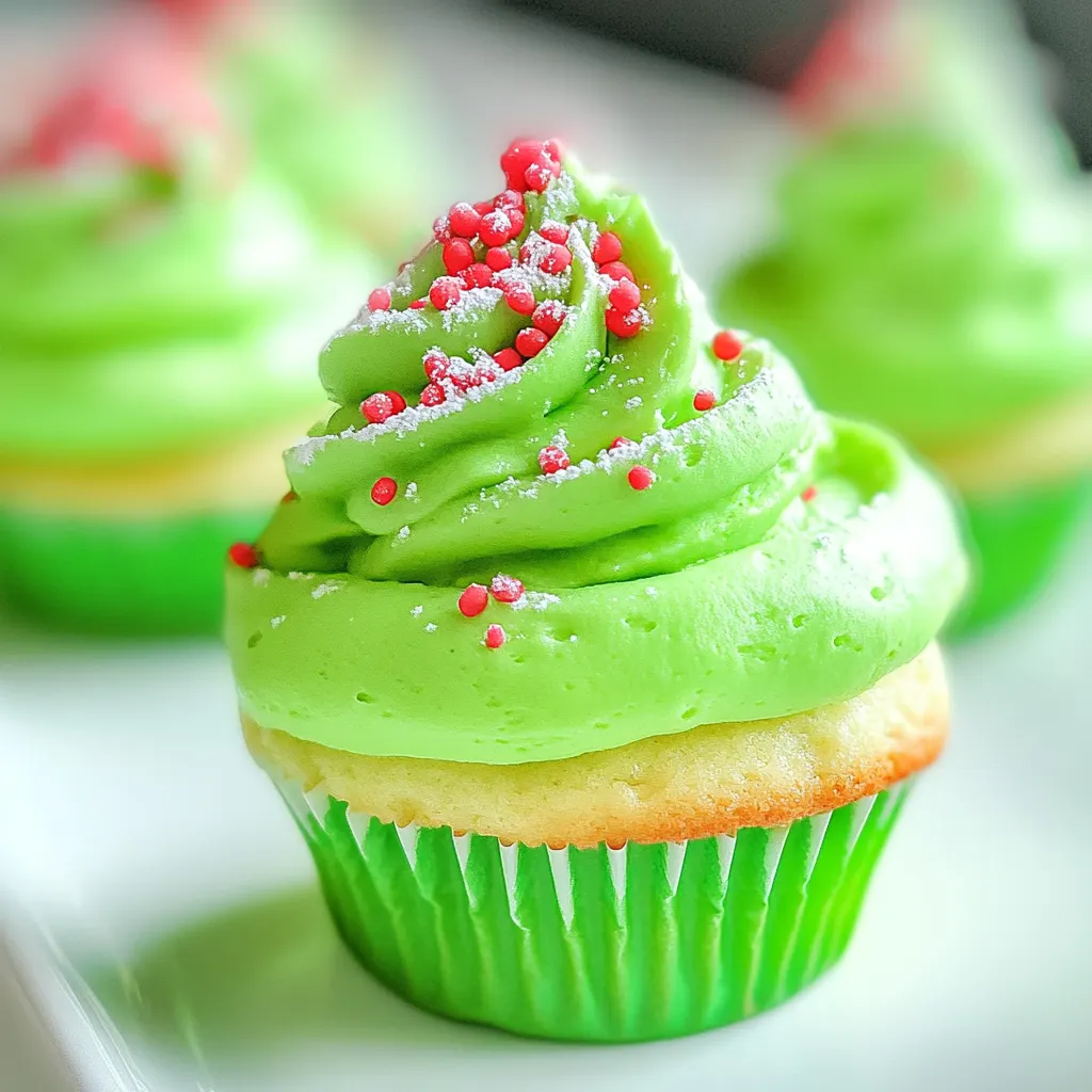 Grinch Cupcakes