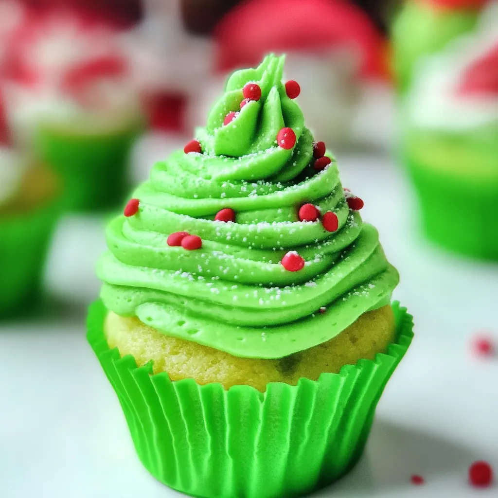 Grinch Cupcakes