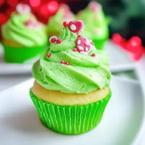 Grinch Cupcakes