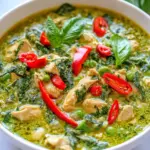 Ground Chicken Green Thai Curry