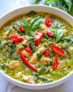 Ground Chicken Green Thai Curry