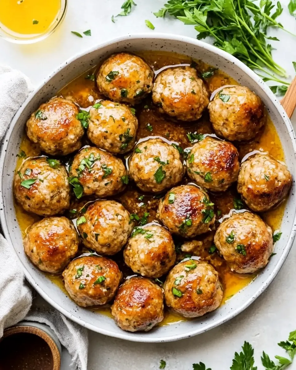 Ground Chicken Meatballs