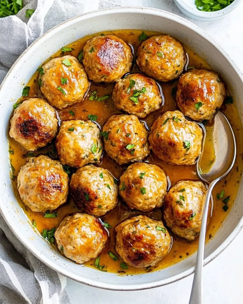 Ground Chicken Meatballs