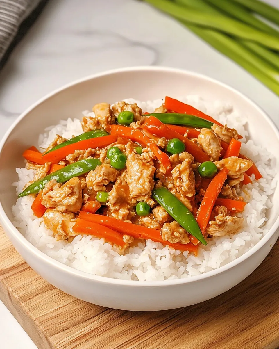 Ground Chicken Stir Fry