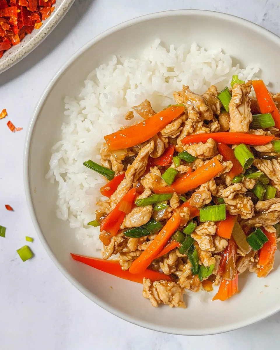 Ground Chicken Stir Fry