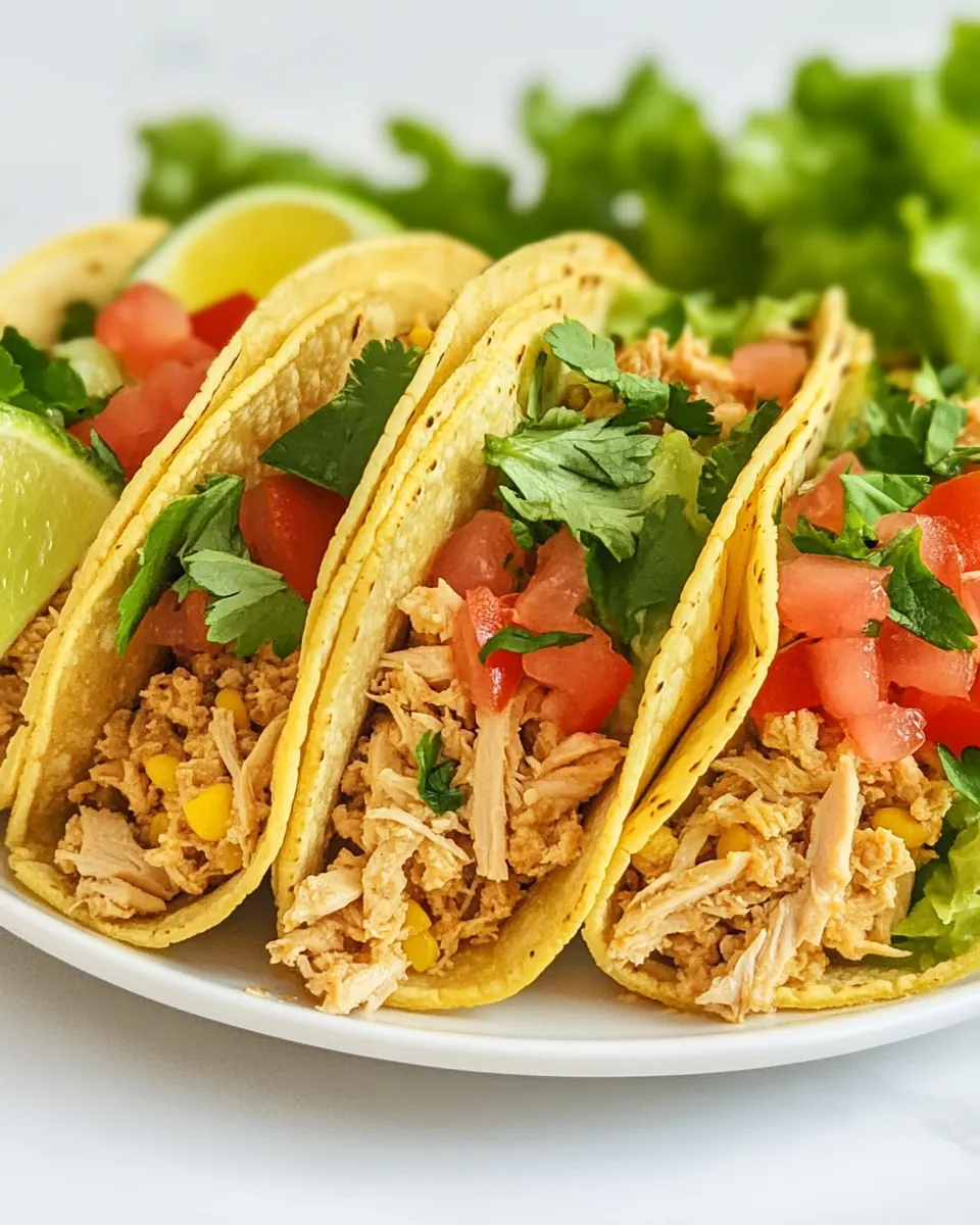 Ground Chicken Tacos