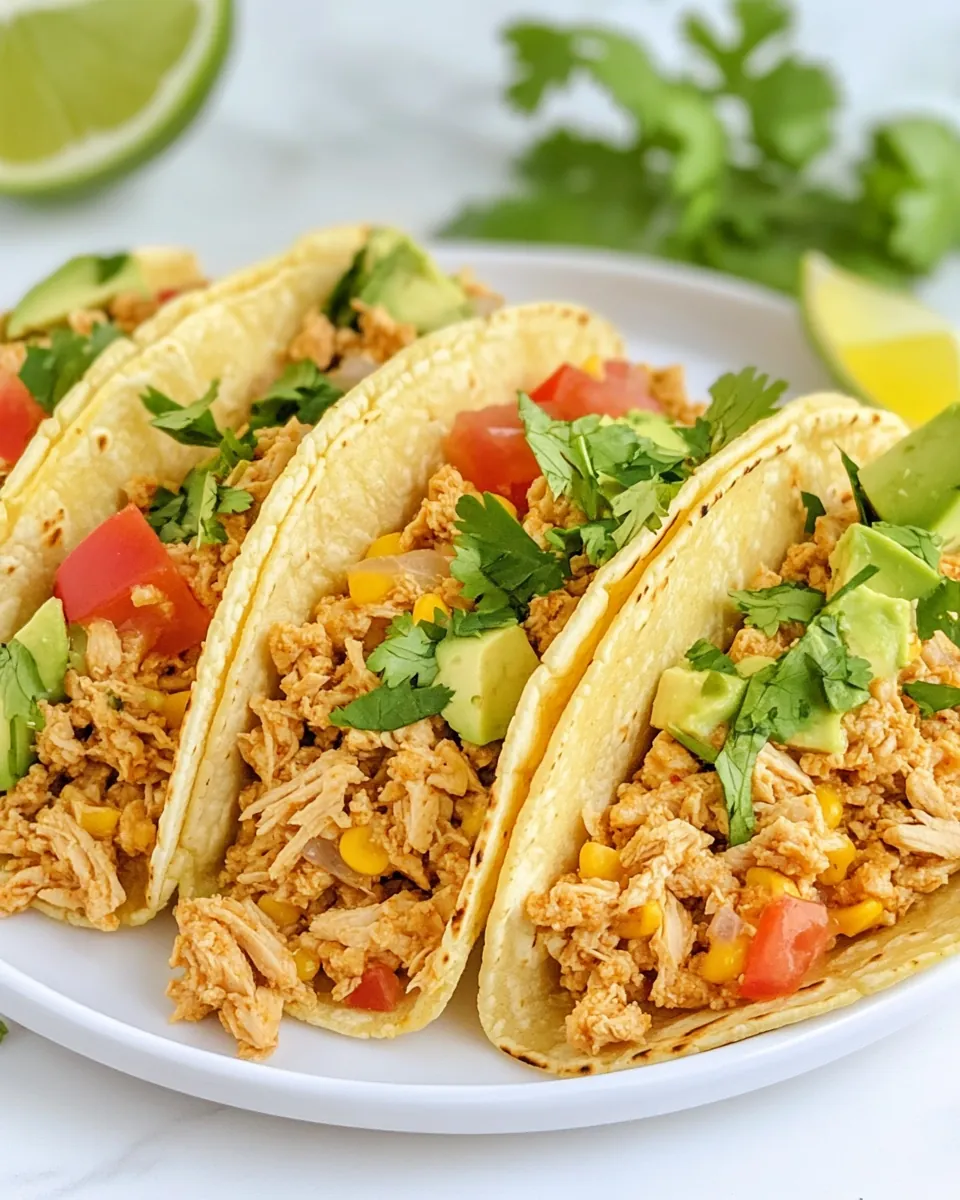Ground Chicken Tacos