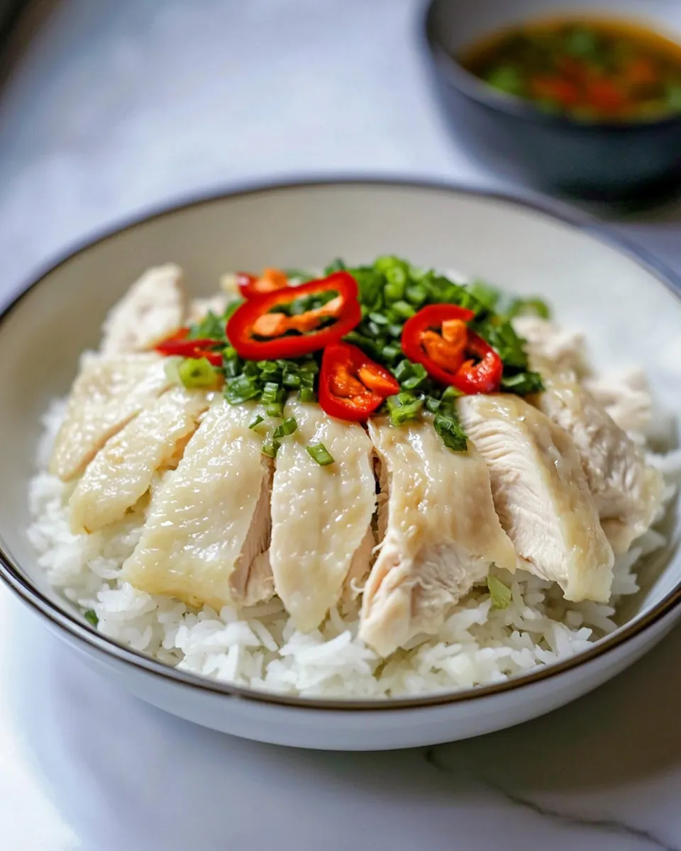 Hainanese Chicken Rice