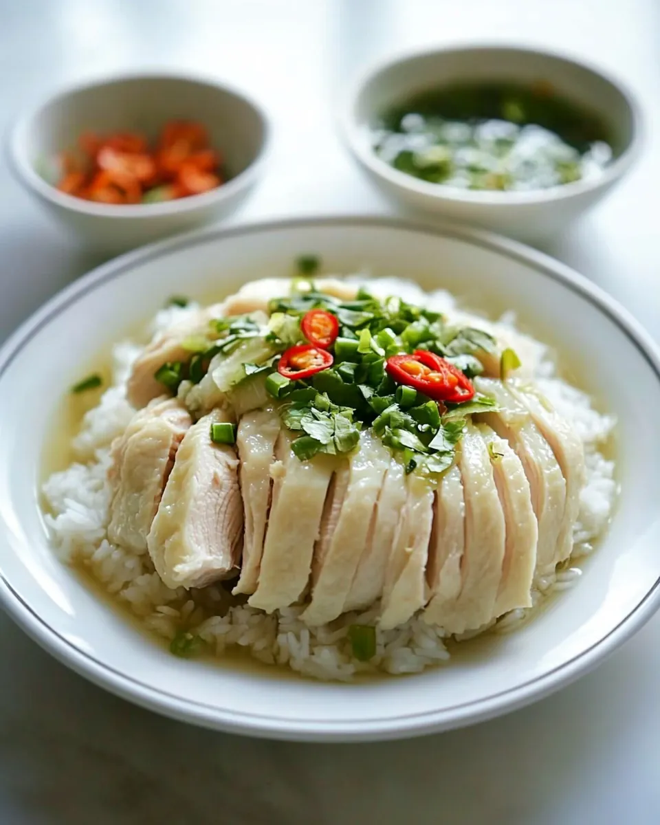 Hainanese Chicken Rice