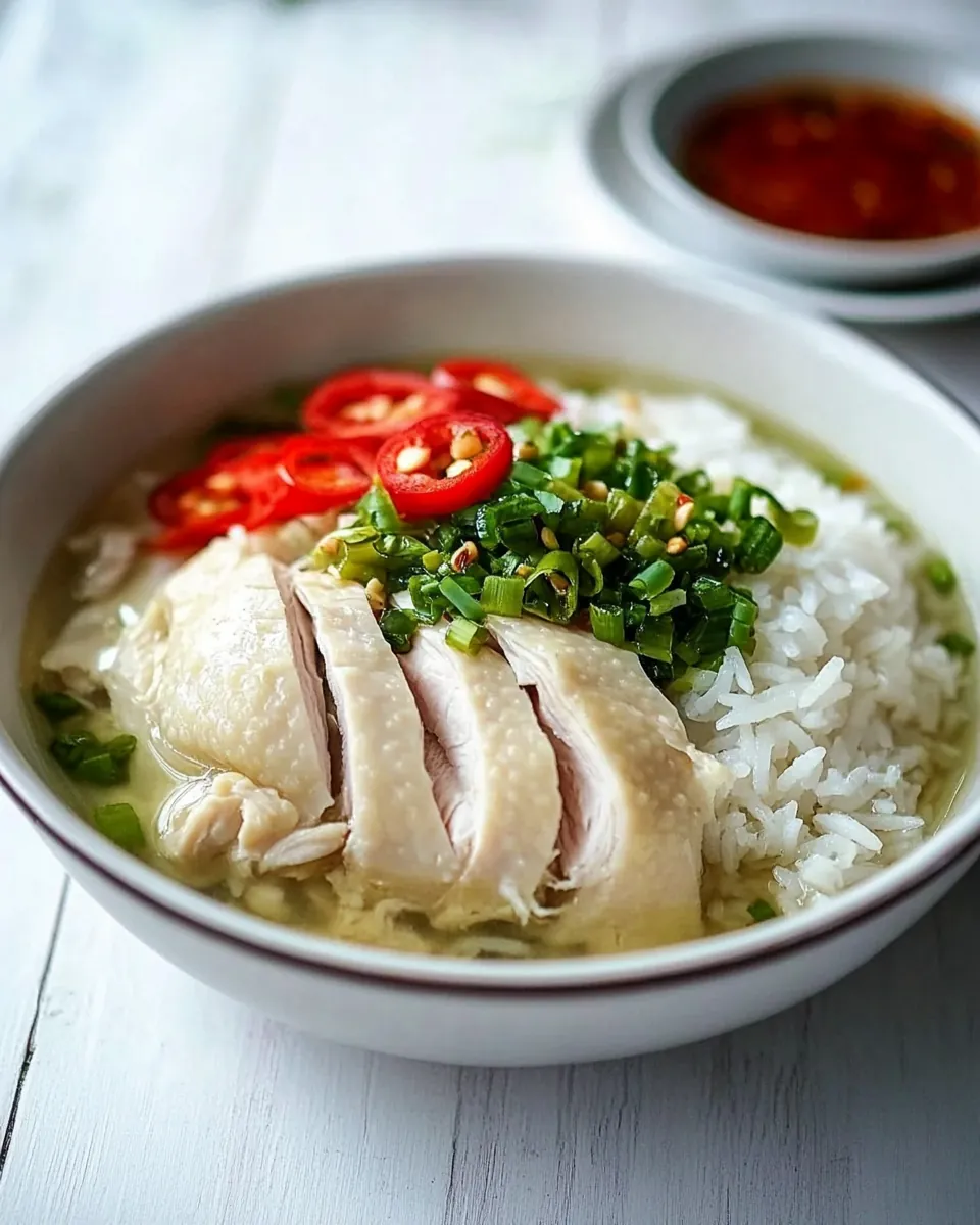 Hainanese Chicken Rice
