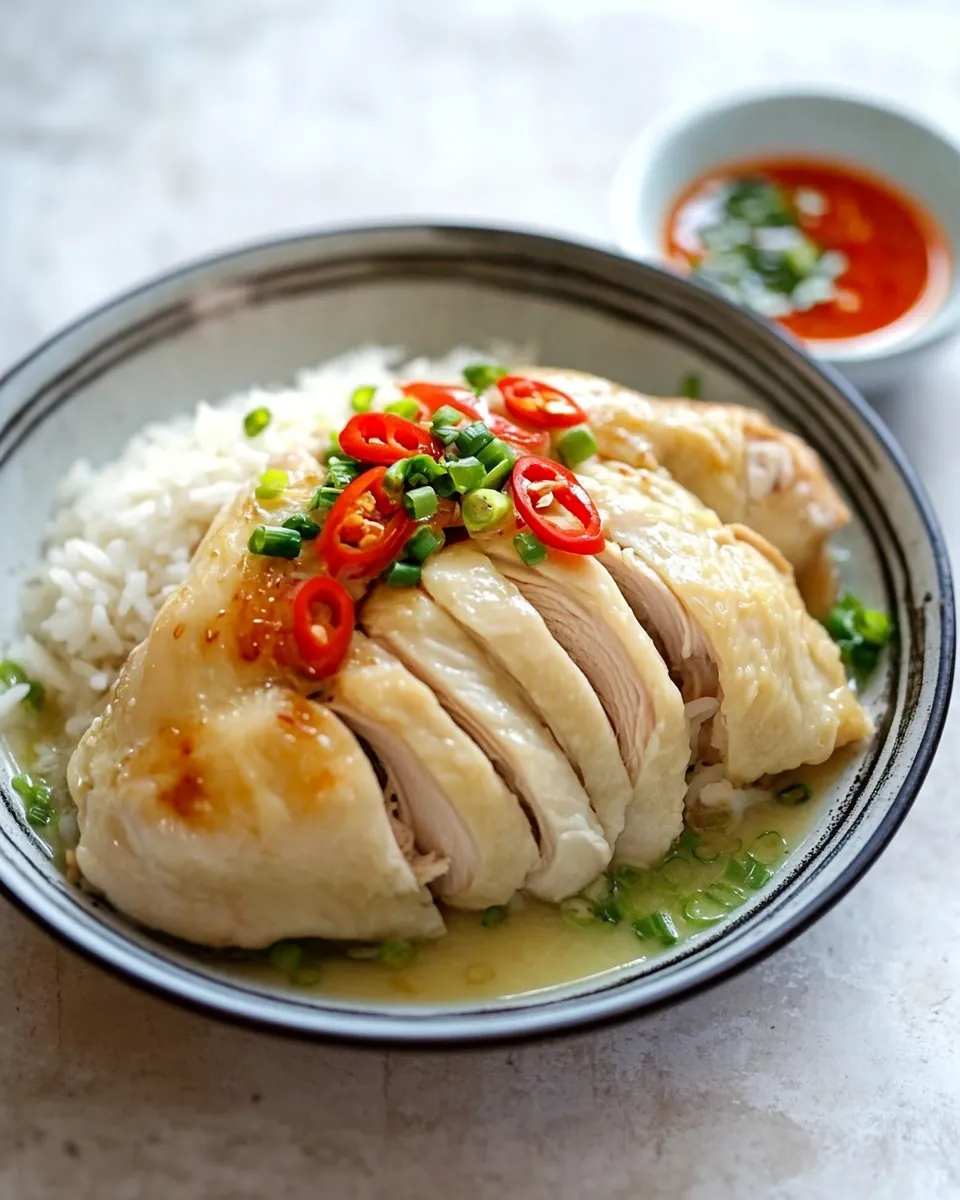 Hainanese Chicken Rice