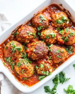 Harissa Chicken Meatballs