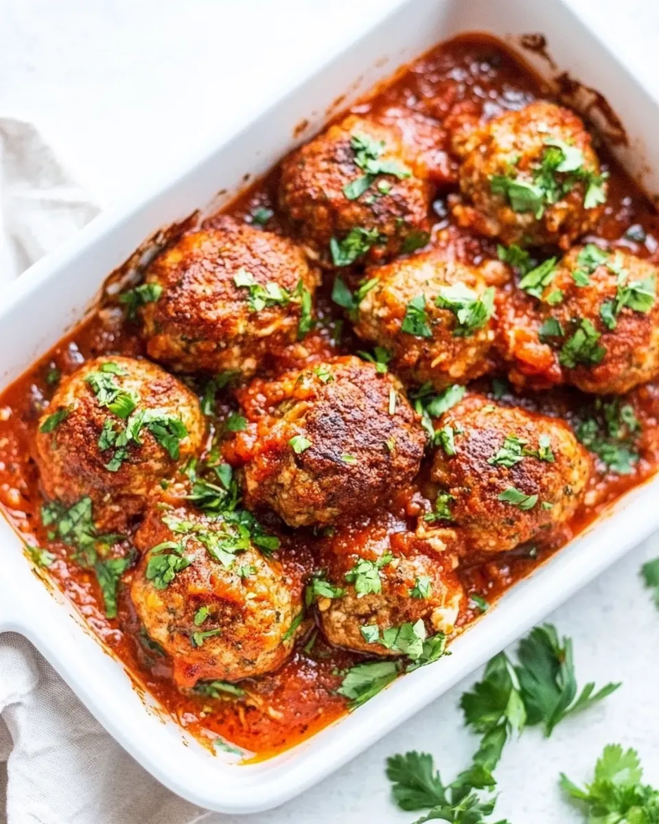 Harissa Chicken Meatballs