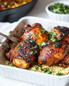 Harissa Chicken Thighs