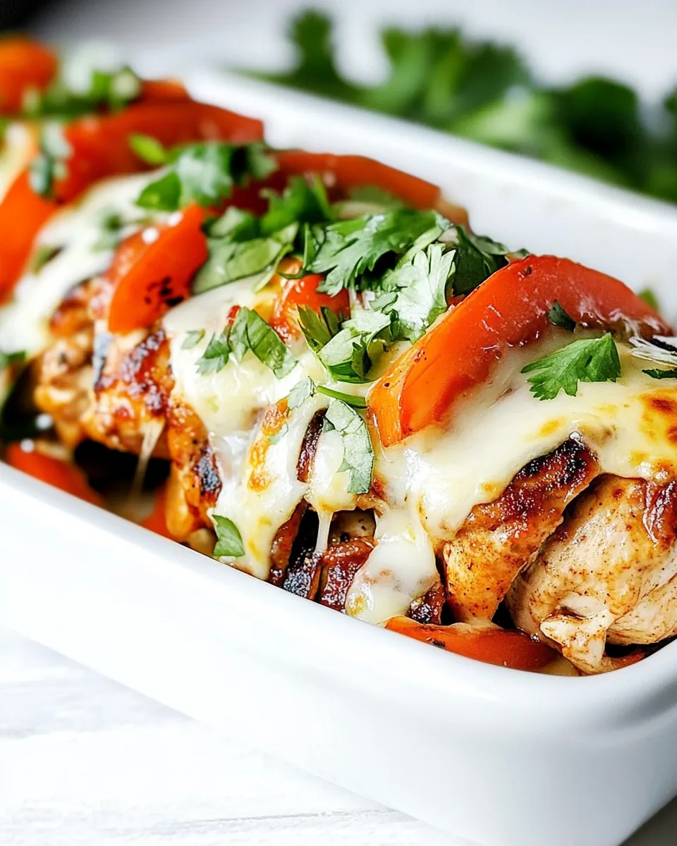 Hasselback Fajita Chicken