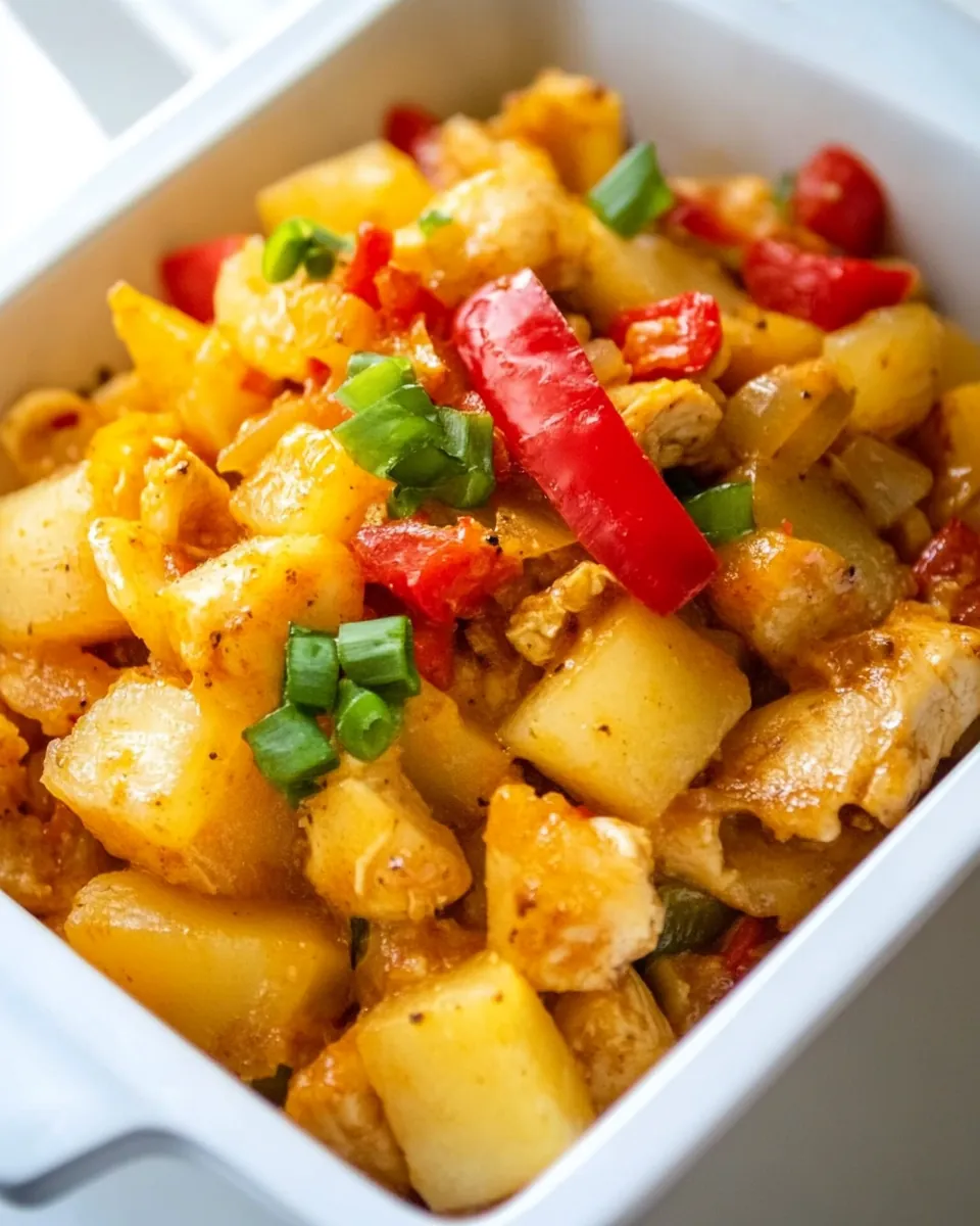 Hawaiian Chicken Casserole