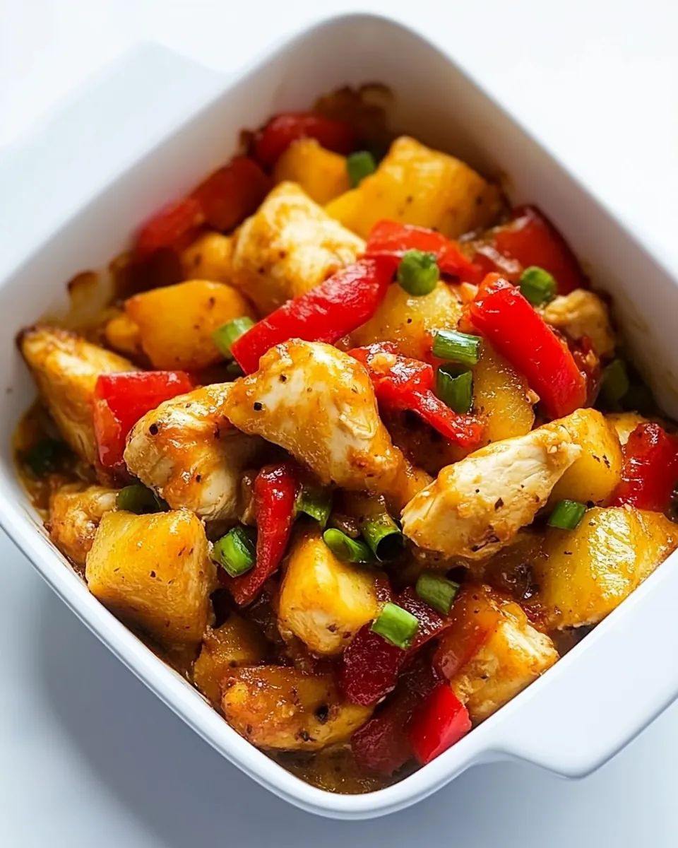 Hawaiian Chicken Casserole