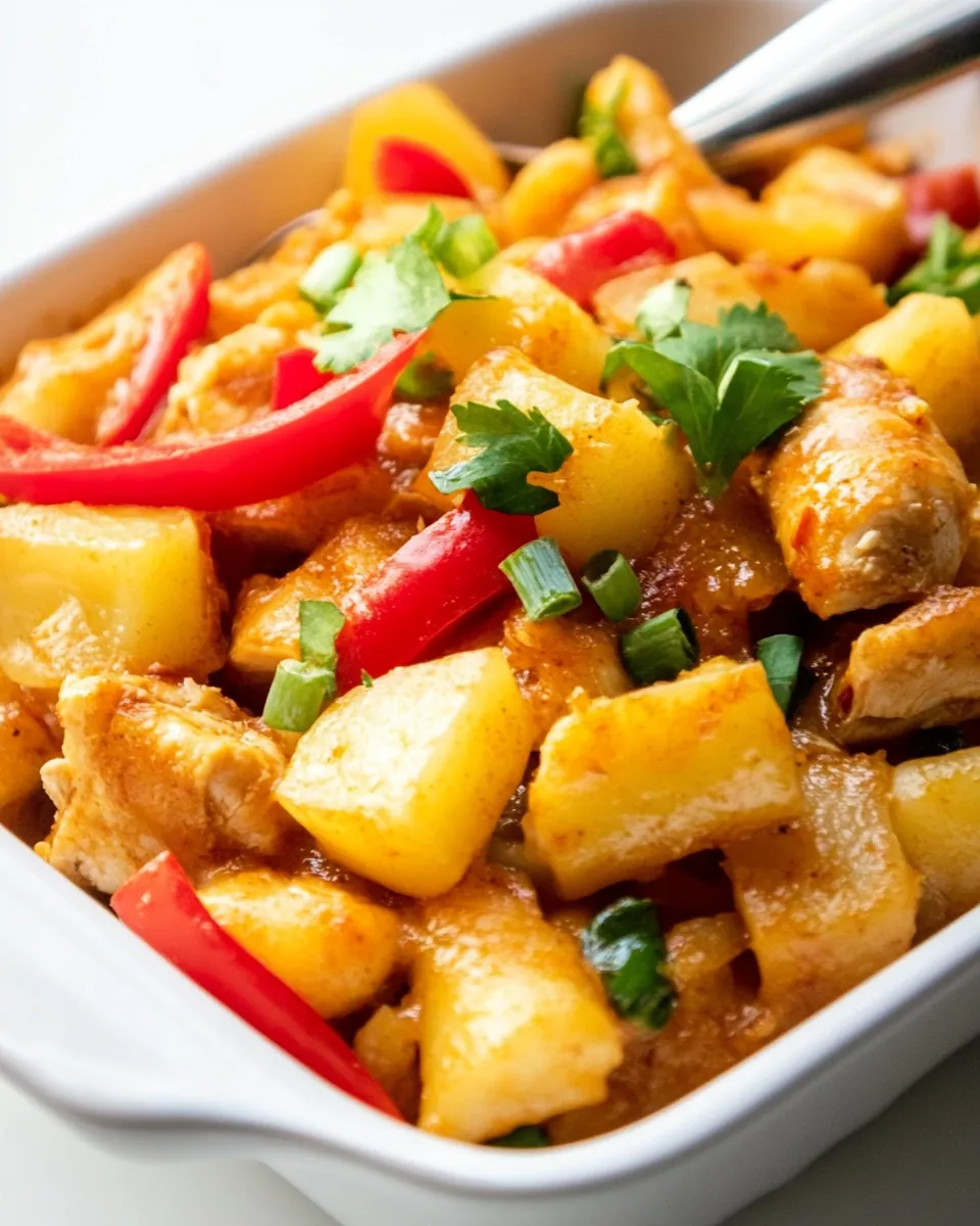 Hawaiian Chicken Casserole