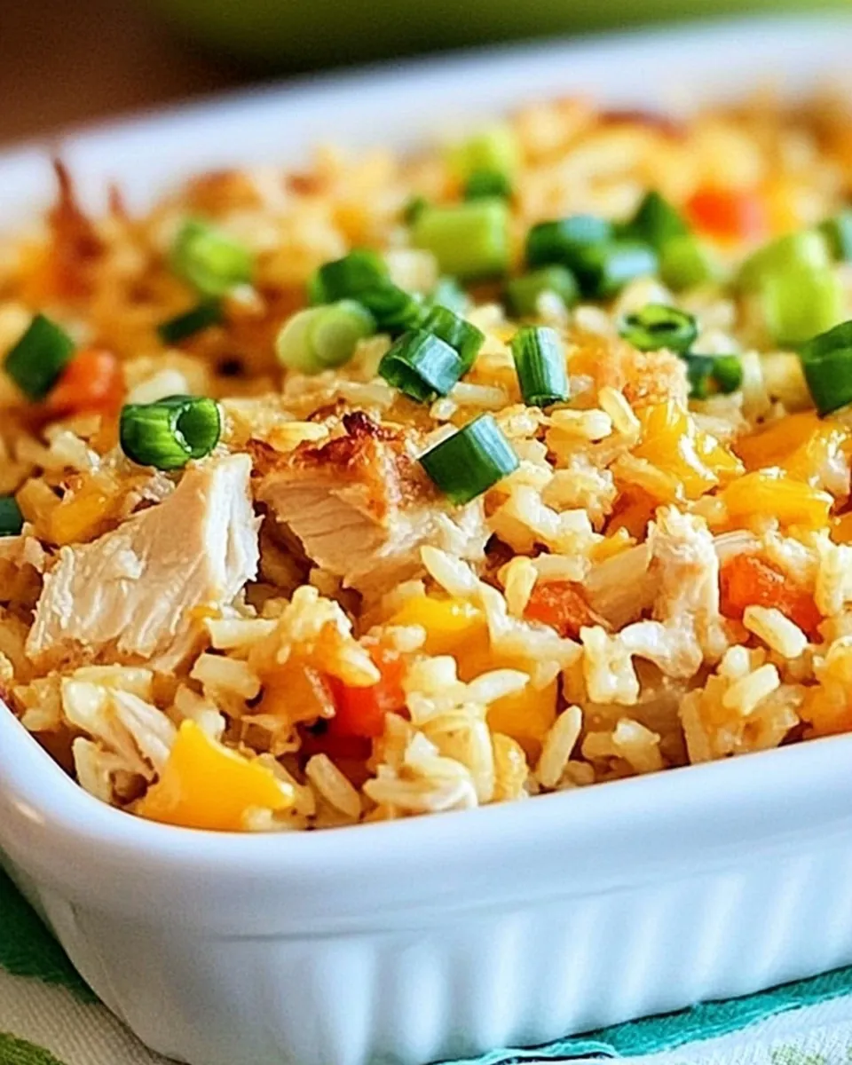 Hawaiian Chicken and Rice Casserole