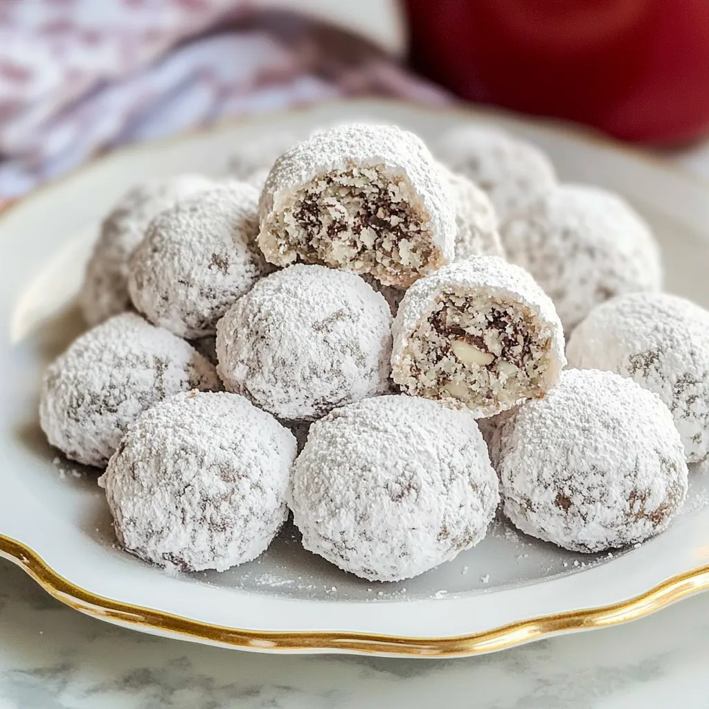 Hazelnut Chocolate Snowballs