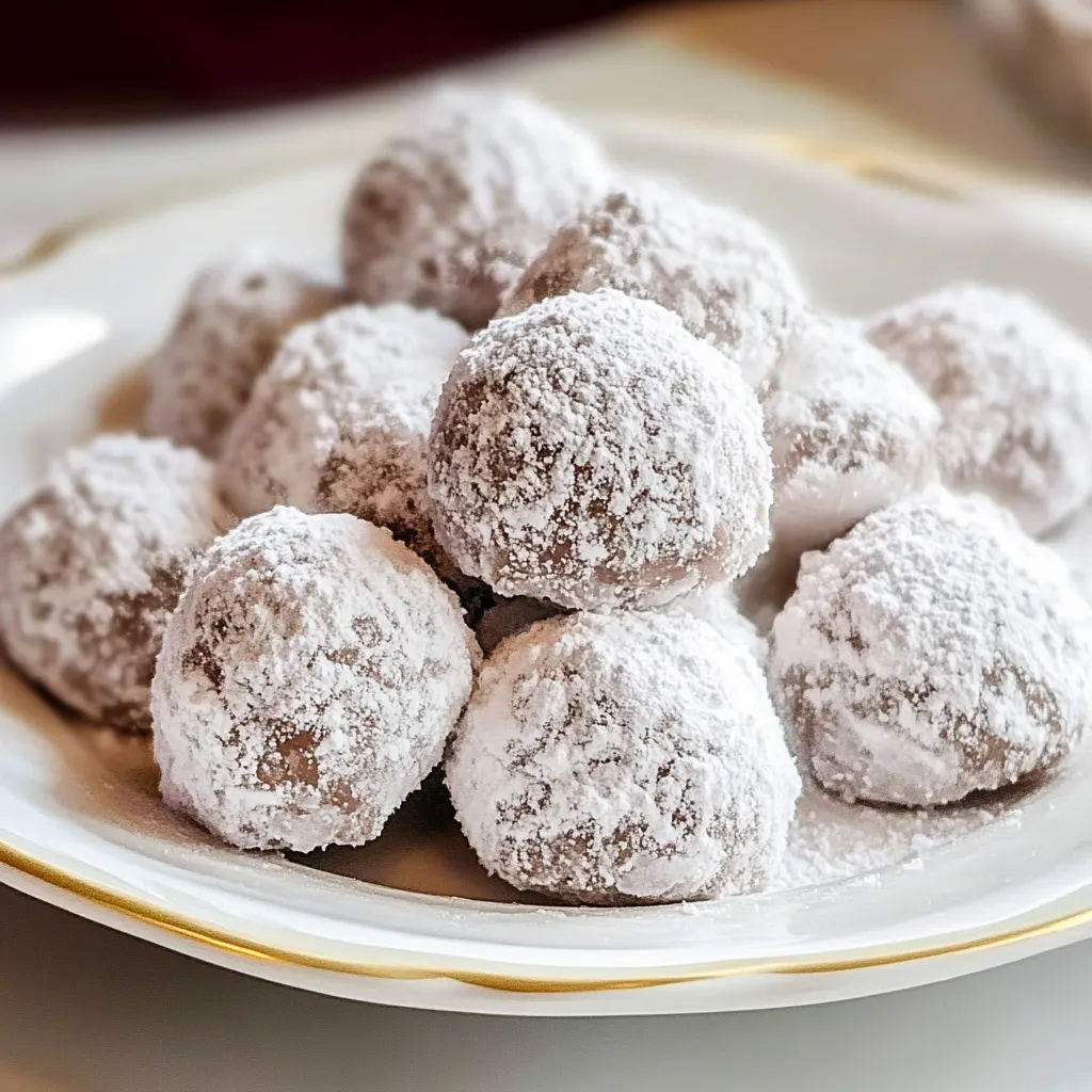 Hazelnut Chocolate Snowballs