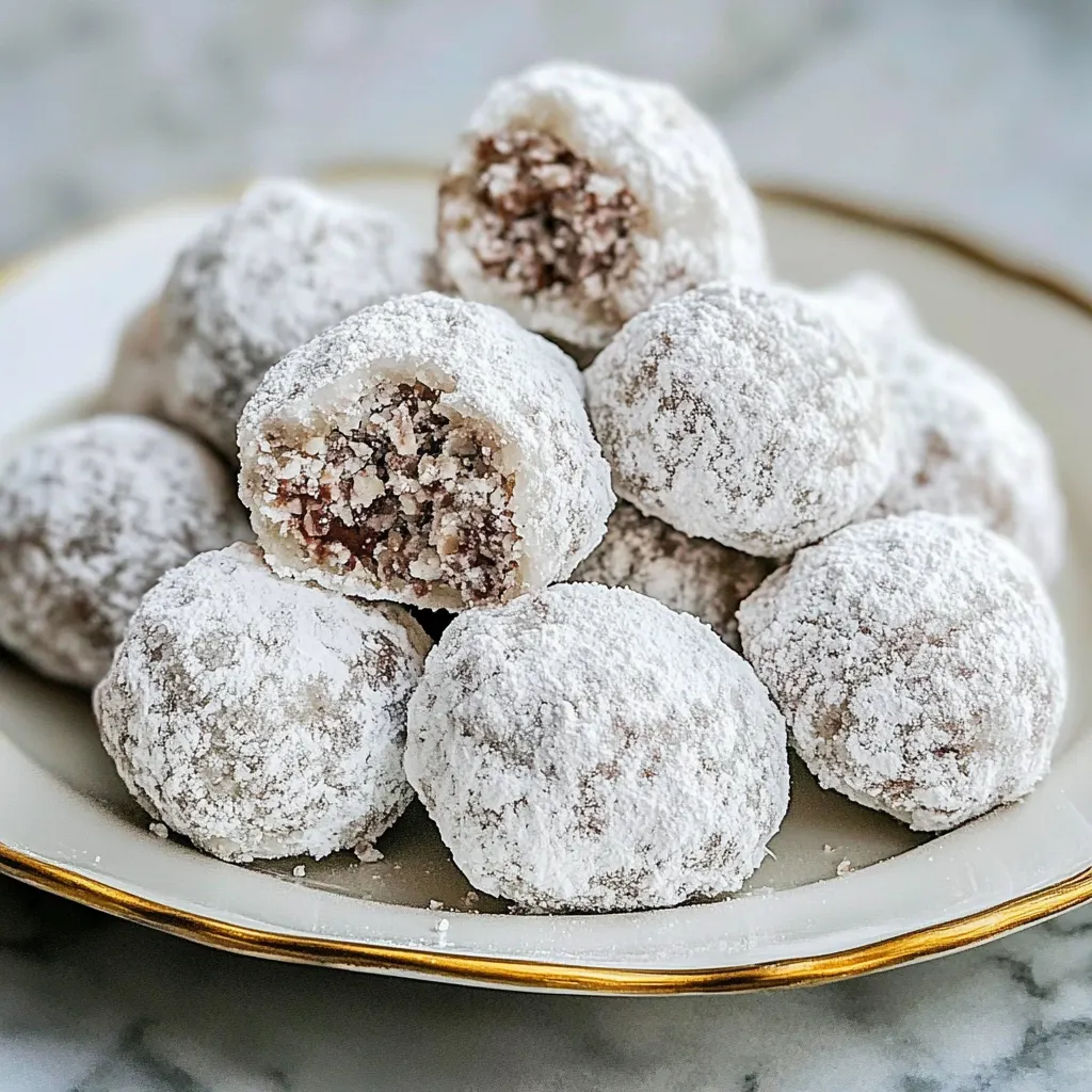 Hazelnut Chocolate Snowballs