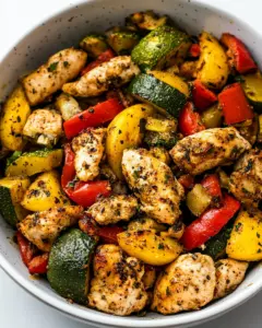 Healthy Air Fryer Chicken and Veggies