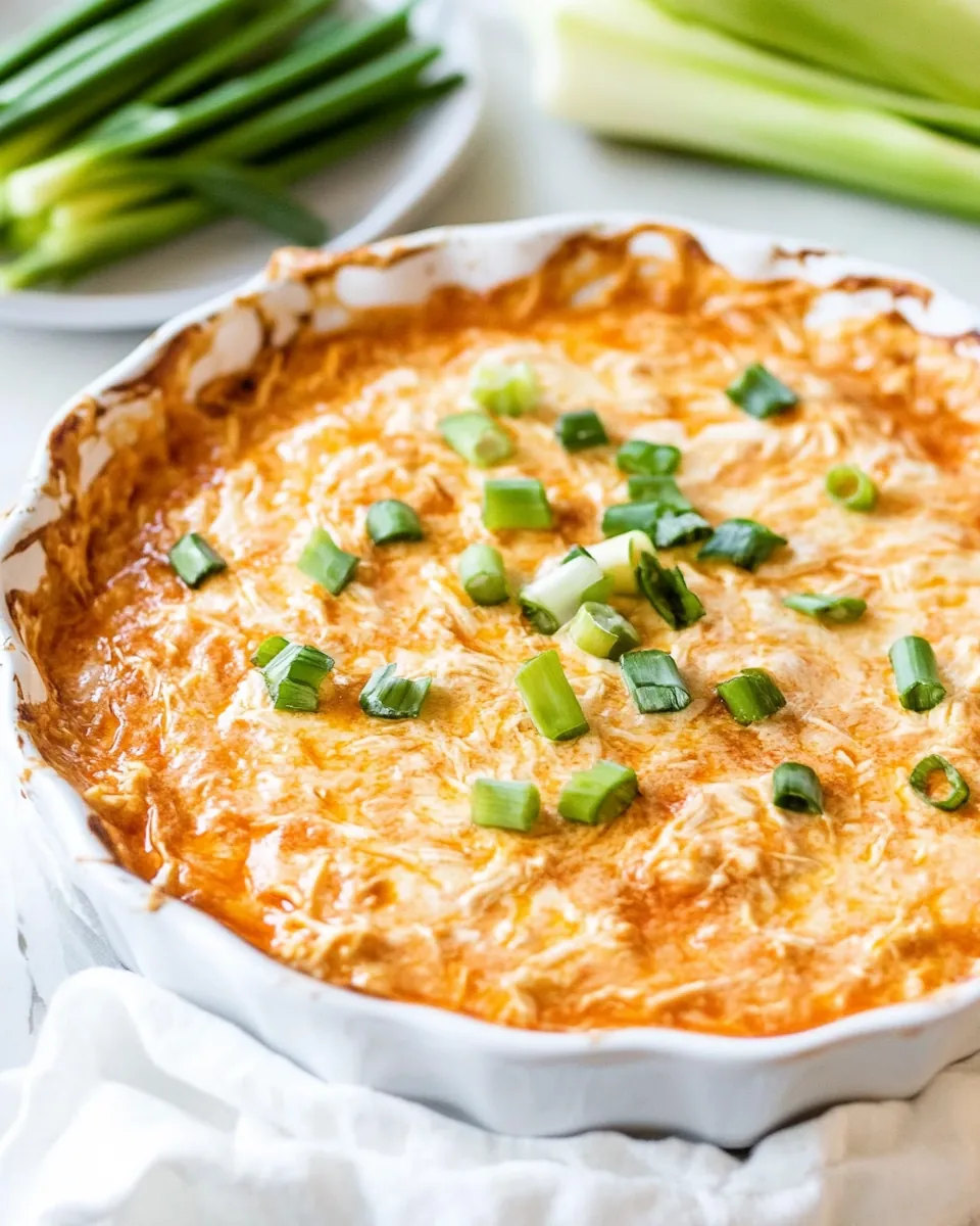 Healthy Buffalo Chicken Dip