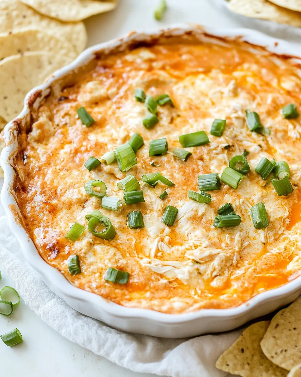 Healthy Buffalo Chicken Dip