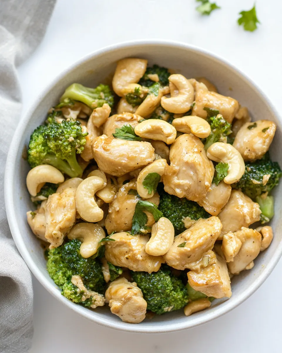 Healthy Cashew Chicken