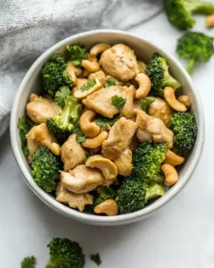 Healthy Cashew Chicken