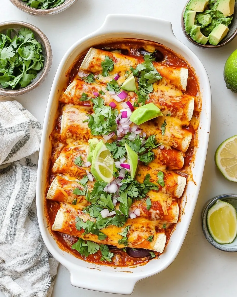 Healthy Chicken Enchilada Recipe