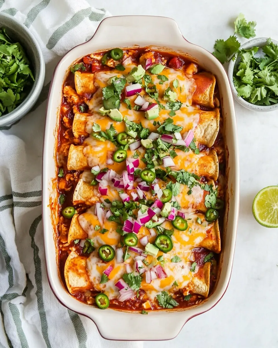 Healthy Chicken Enchilada Recipe
