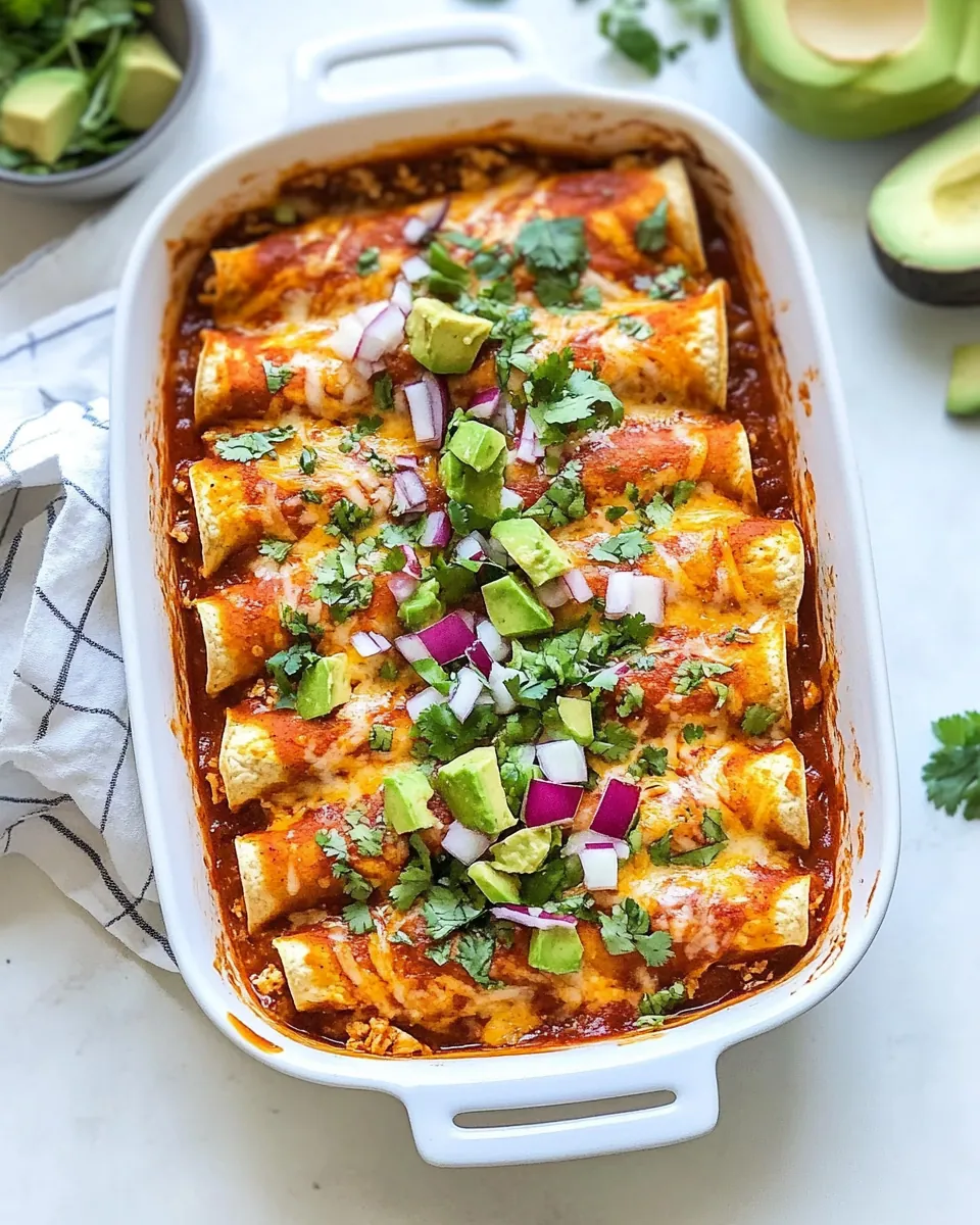Healthy Chicken Enchilada Recipe